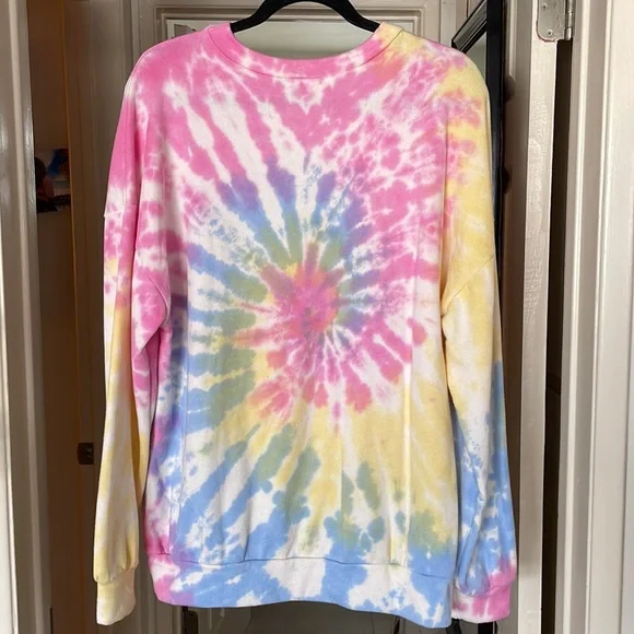 Women’s TieDye Pullover Sweatshirt - Picture 2 of 7